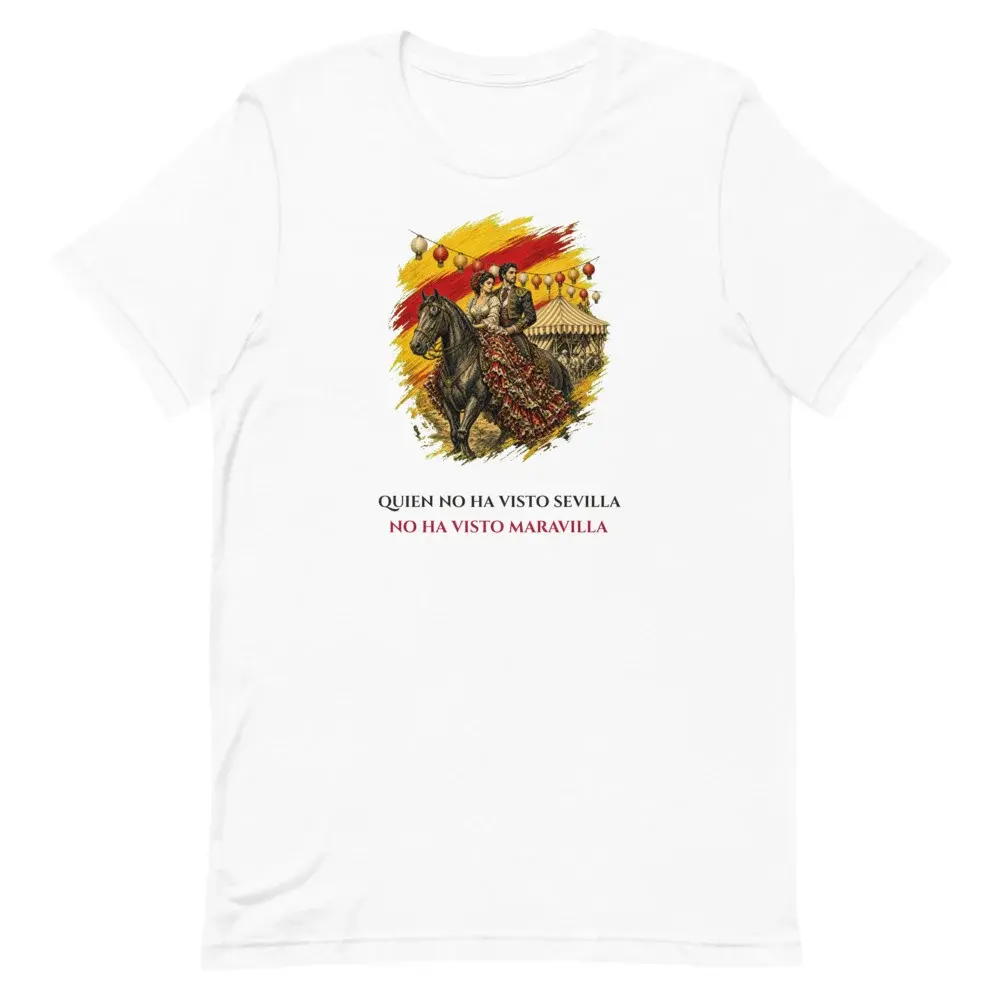 Real de la Feria · Frase — Camiseta — White — Front