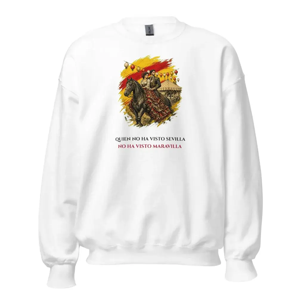 Real de la Feria · Frase — Sudadera — White