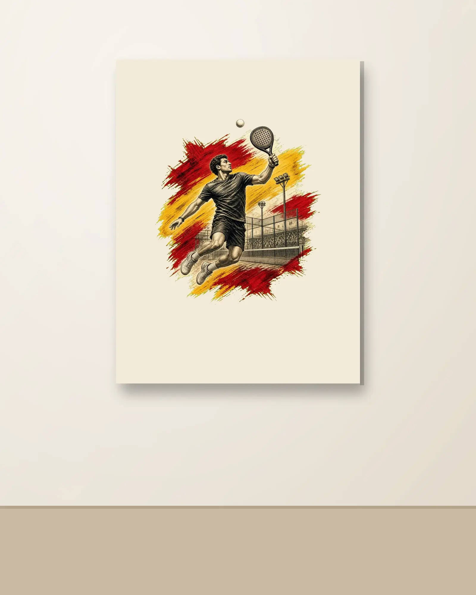 Remate de Pádel · Arte — Lienzo