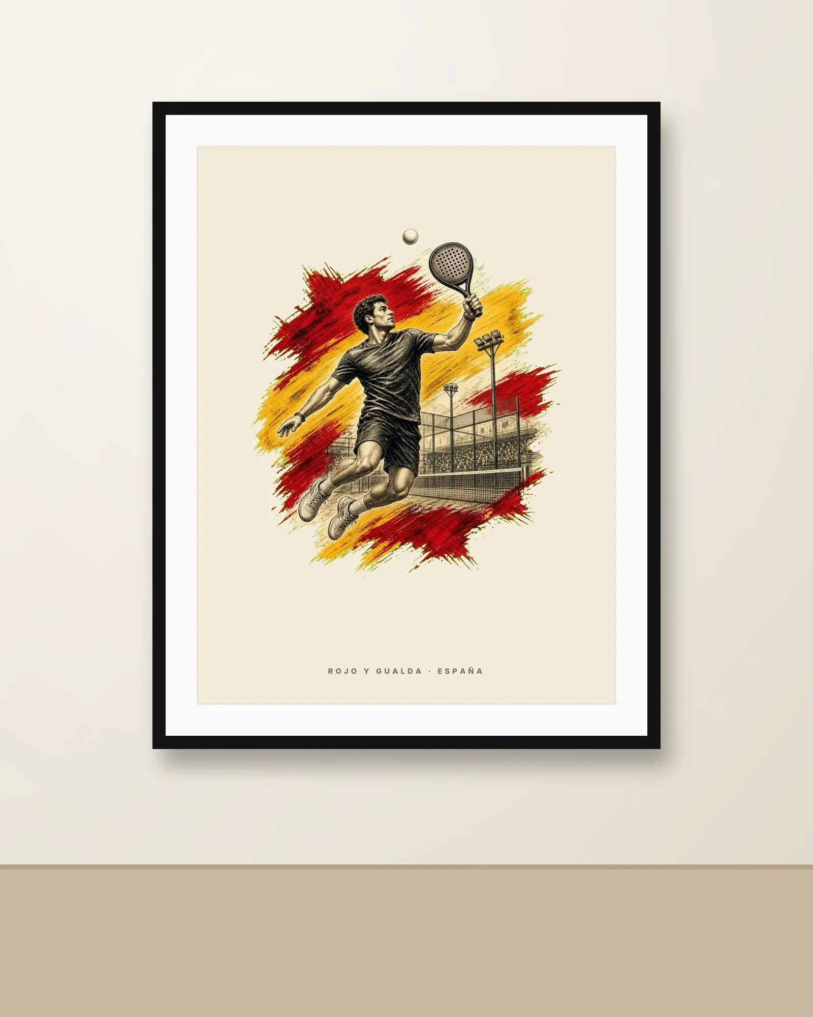 Remate de Pádel · Arte — Póster