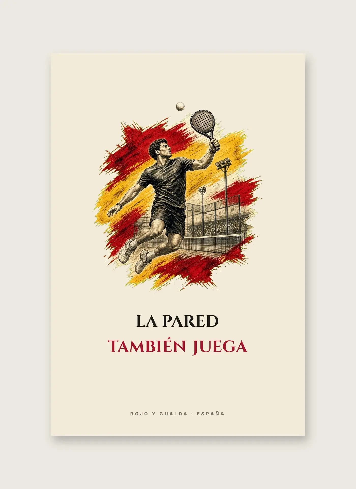 Remate de Pádel · Frase — Lámina enmarcada — detalle