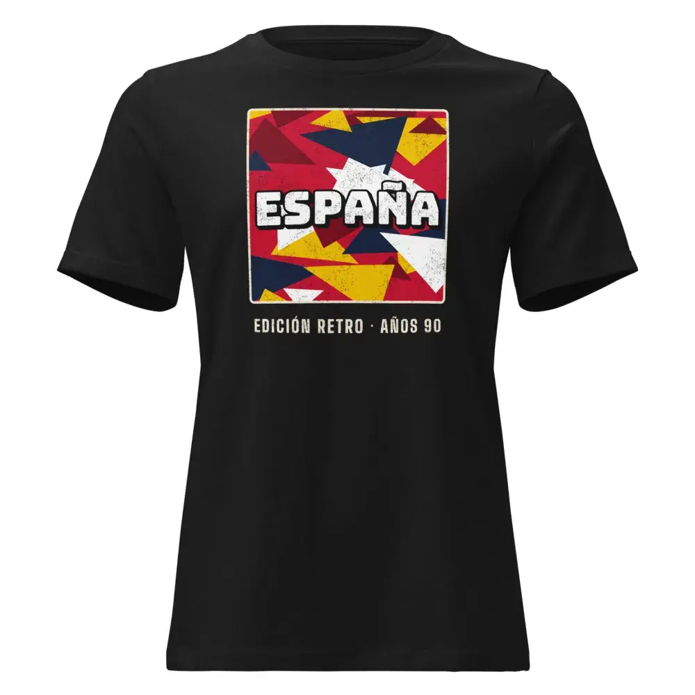 Retro 90 · España — Camiseta de mujer — Black