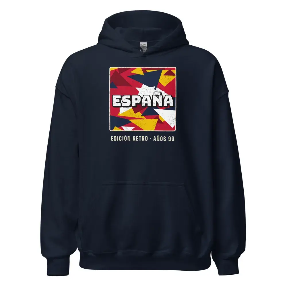 Retro 90 · España — Sudadera con capucha