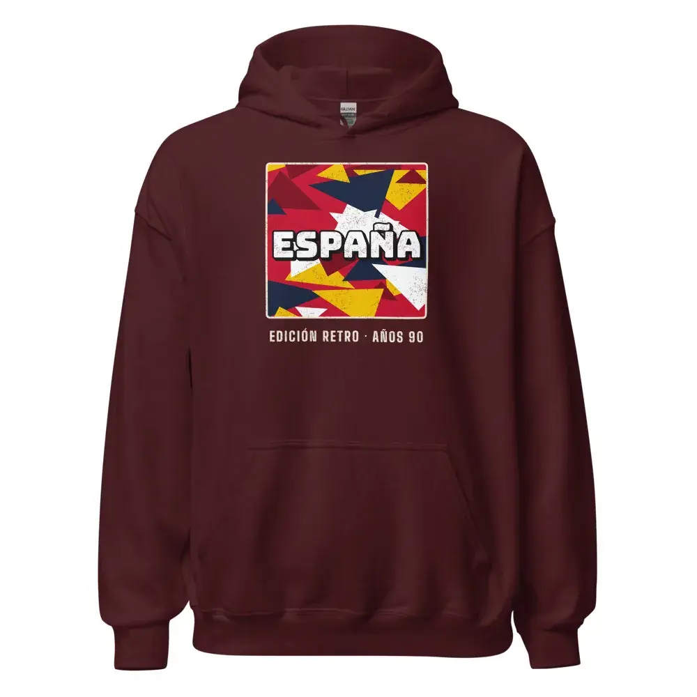 Retro 90 · España — Sudadera con capucha