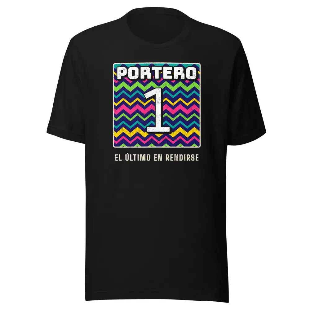 Retro Portero — Camiseta — Black