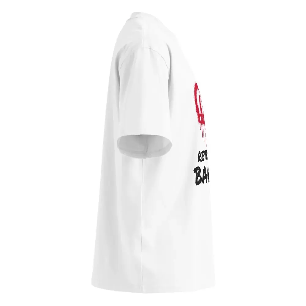 Reyes del Barrio — Camiseta oversize — White — Right