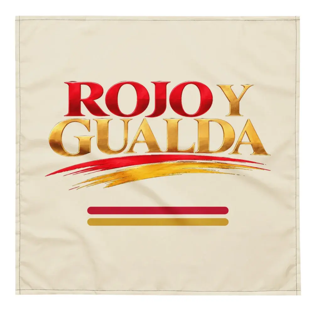 Rojo y Gualda — Bandana — White