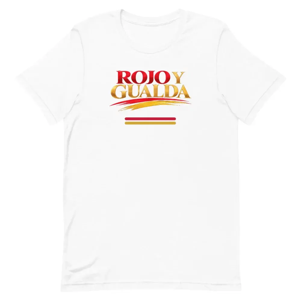 Rojo y Gualda — Camiseta — White — Front