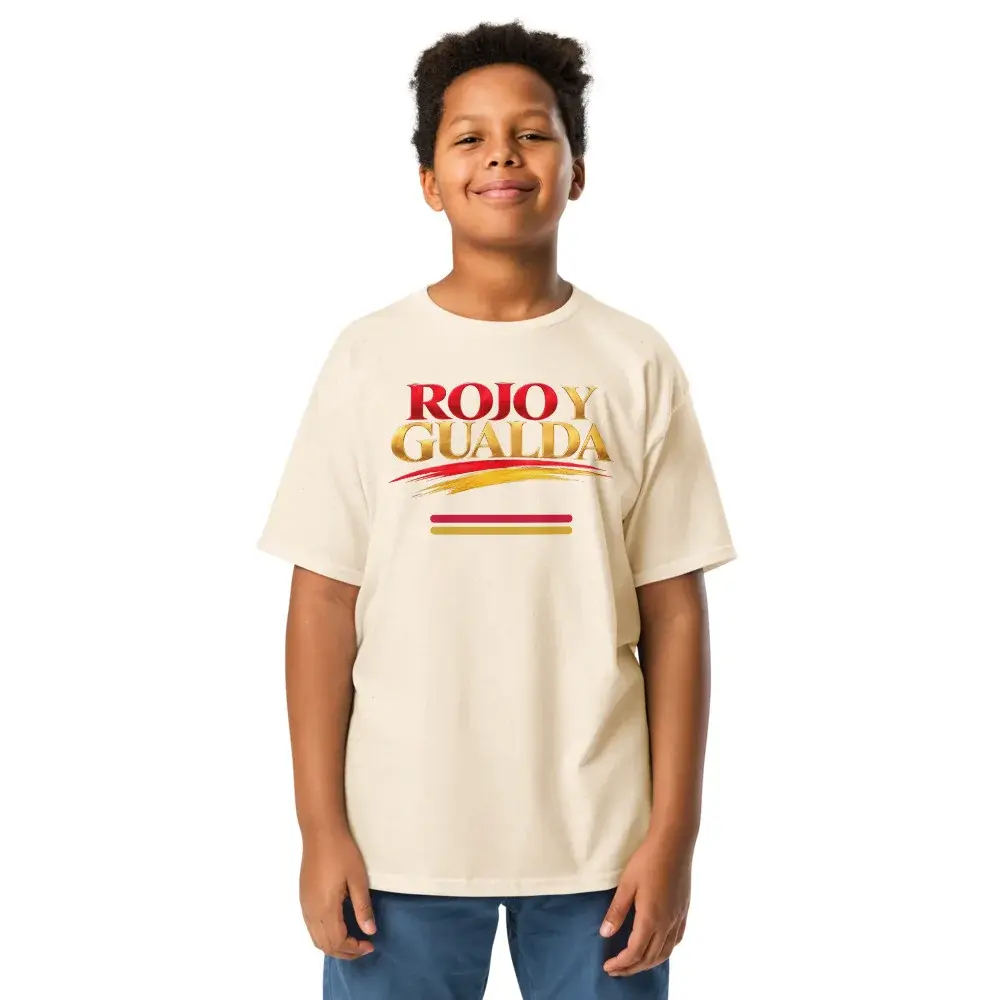 Rojo y Gualda — Camiseta infantil — Natural