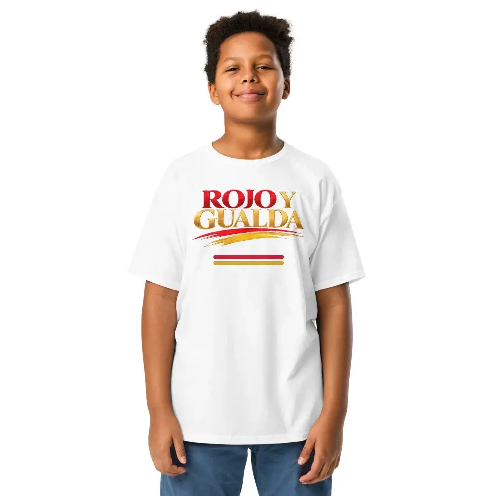 Rojo y Gualda — Camiseta infantil — White