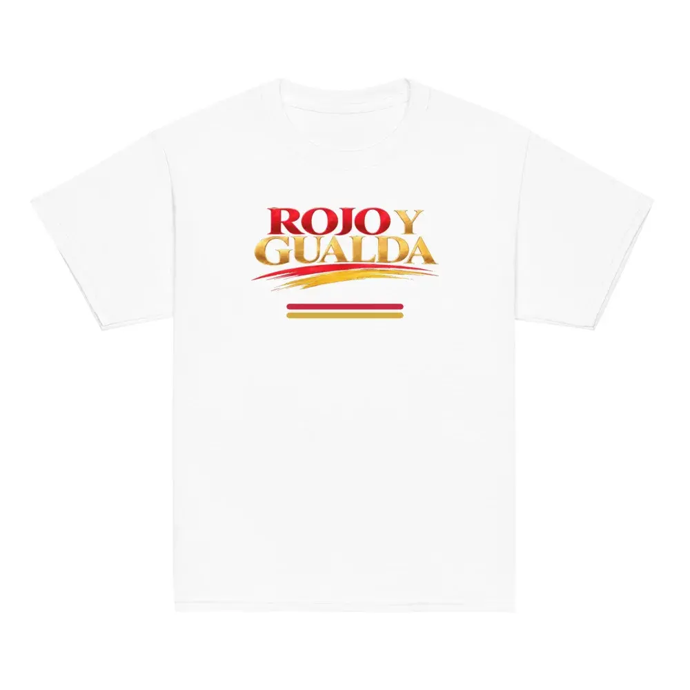 Rojo y Gualda — Camiseta infantil — White — Front
