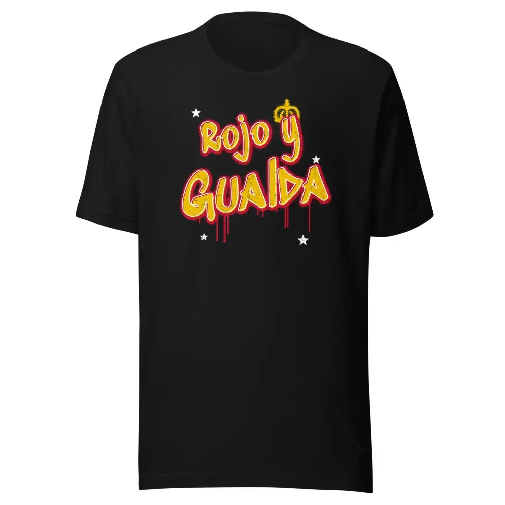 Rojo y Gualda · Grafiti — Camiseta — Black