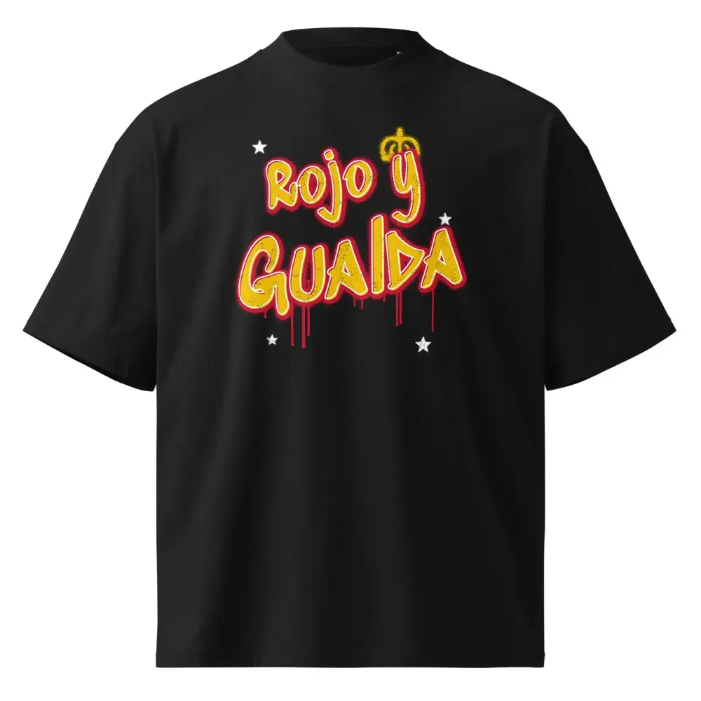Rojo y Gualda · Grafiti — Camiseta oversize — Black