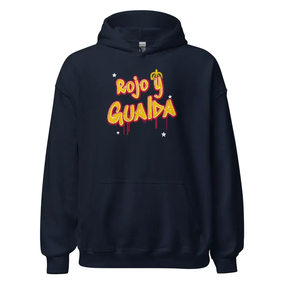 Rojo y Gualda · Grafiti — Sudadera con capucha
