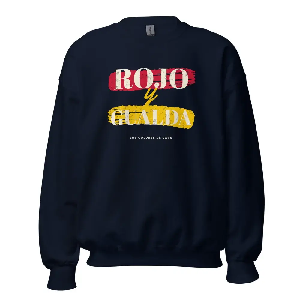Rojo y Gualda · Pintado — Sudadera — Navy