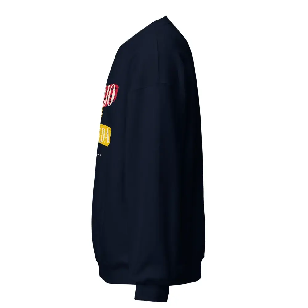 Rojo y Gualda · Pintado — Sudadera — Navy — Left