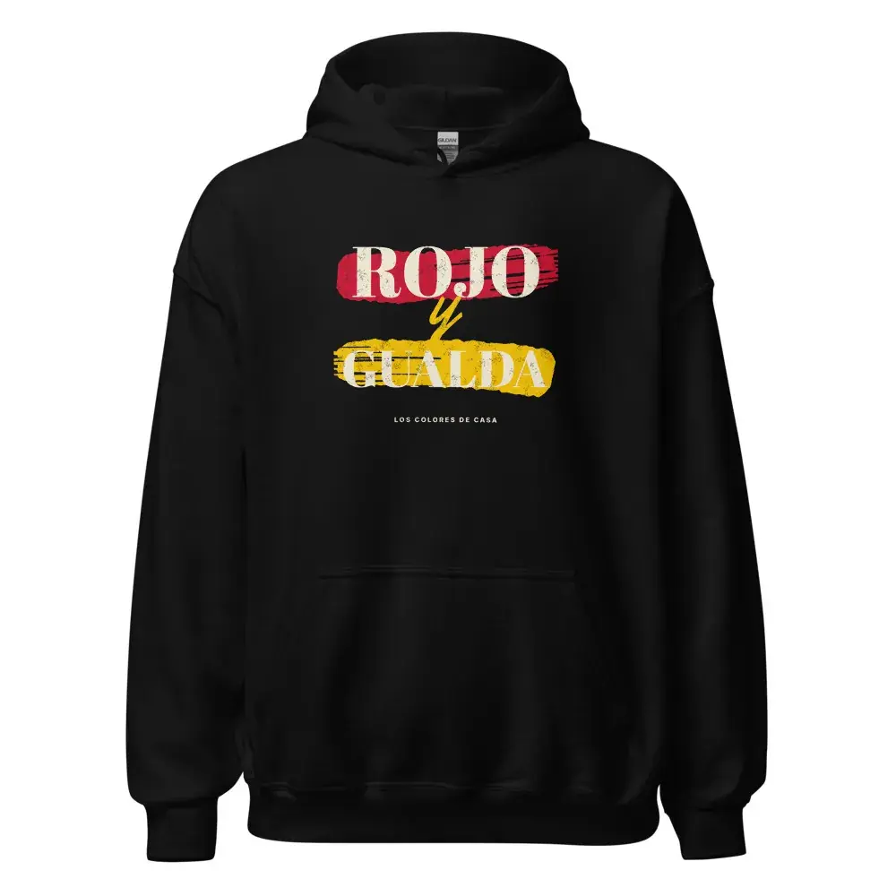 Rojo y Gualda · Pintado — Sudadera con capucha