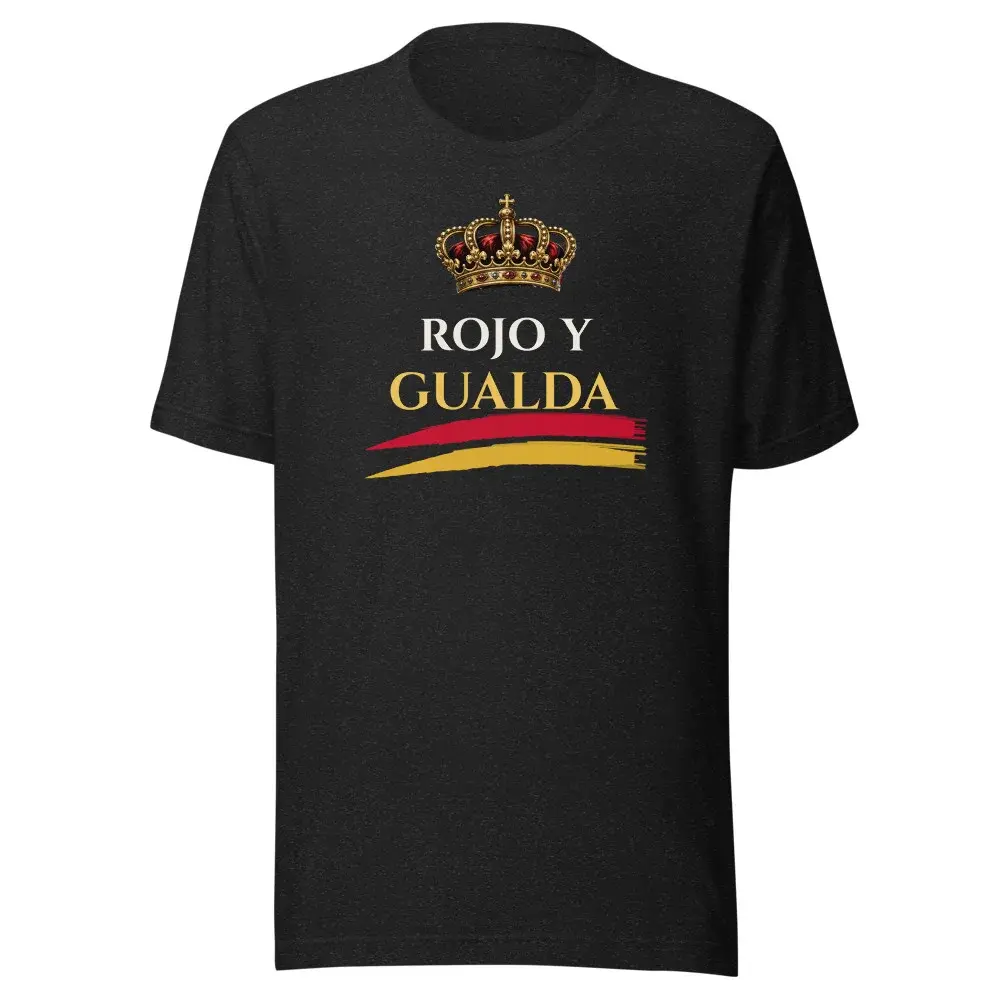 Rojo y Gualda · Real — Camiseta — Black Heather