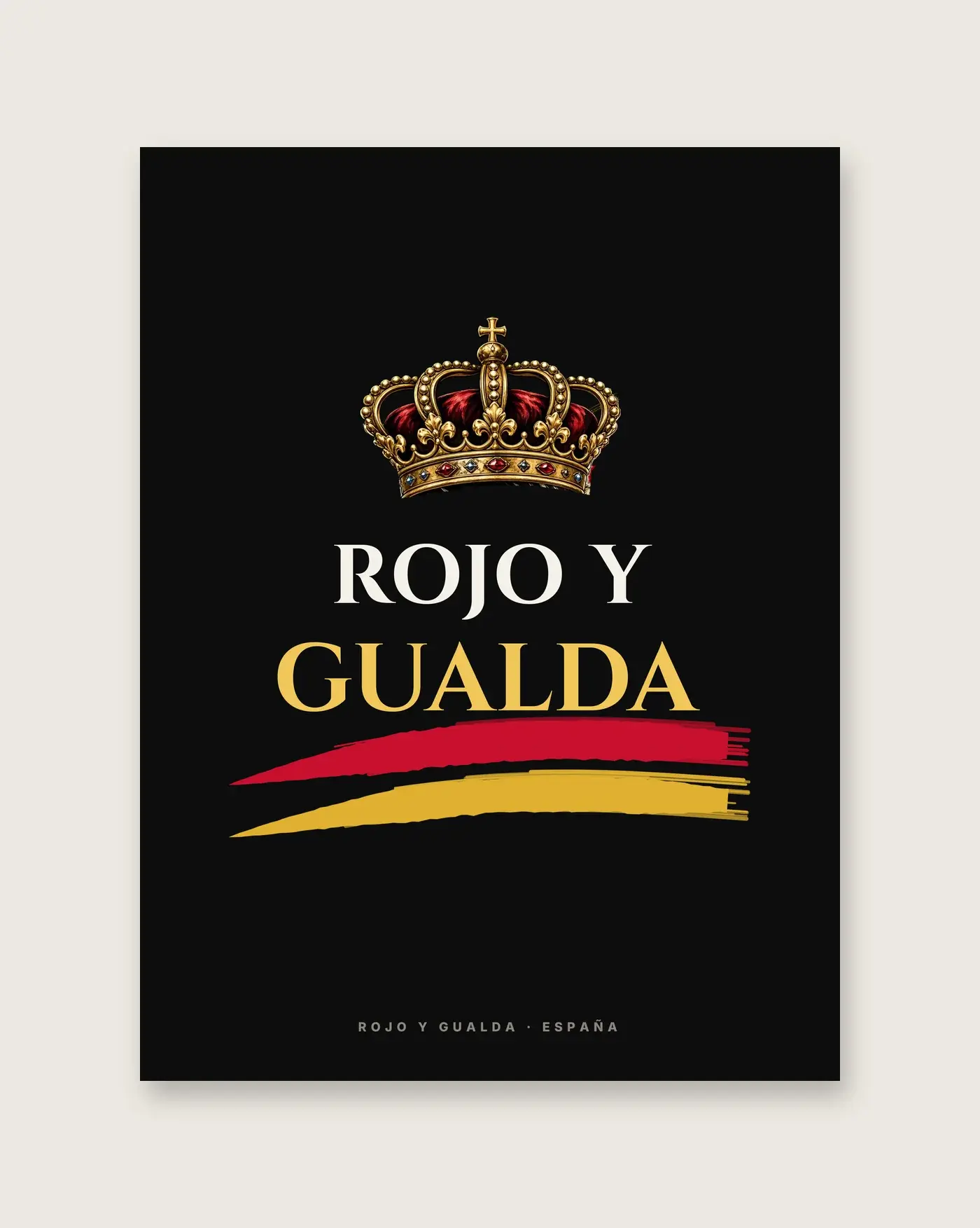 Rojo y Gualda · Real — Póster — detalle