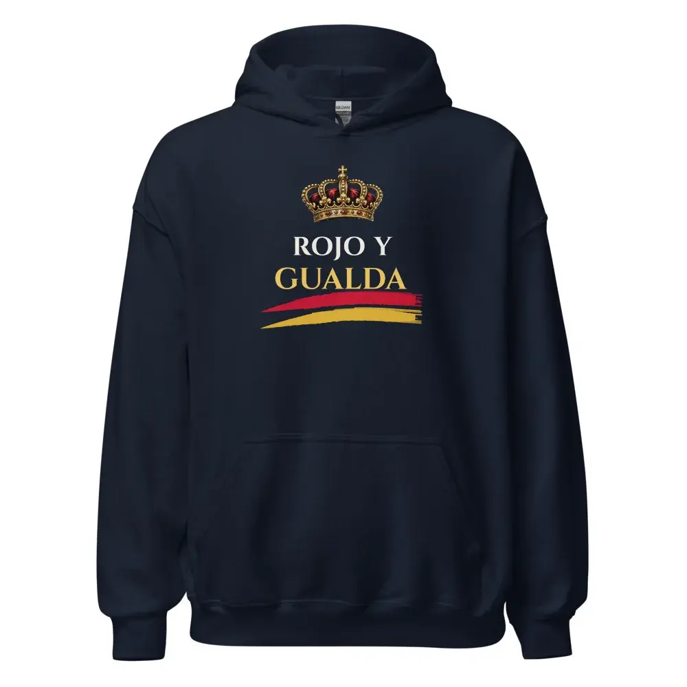 Rojo y Gualda · Real — Sudadera con capucha