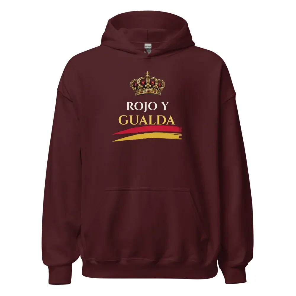 Rojo y Gualda · Real — Sudadera con capucha
