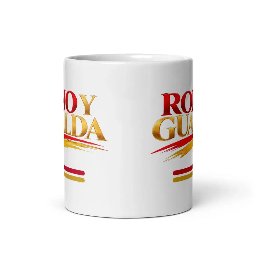Rojo y Gualda — Taza — White — Front view