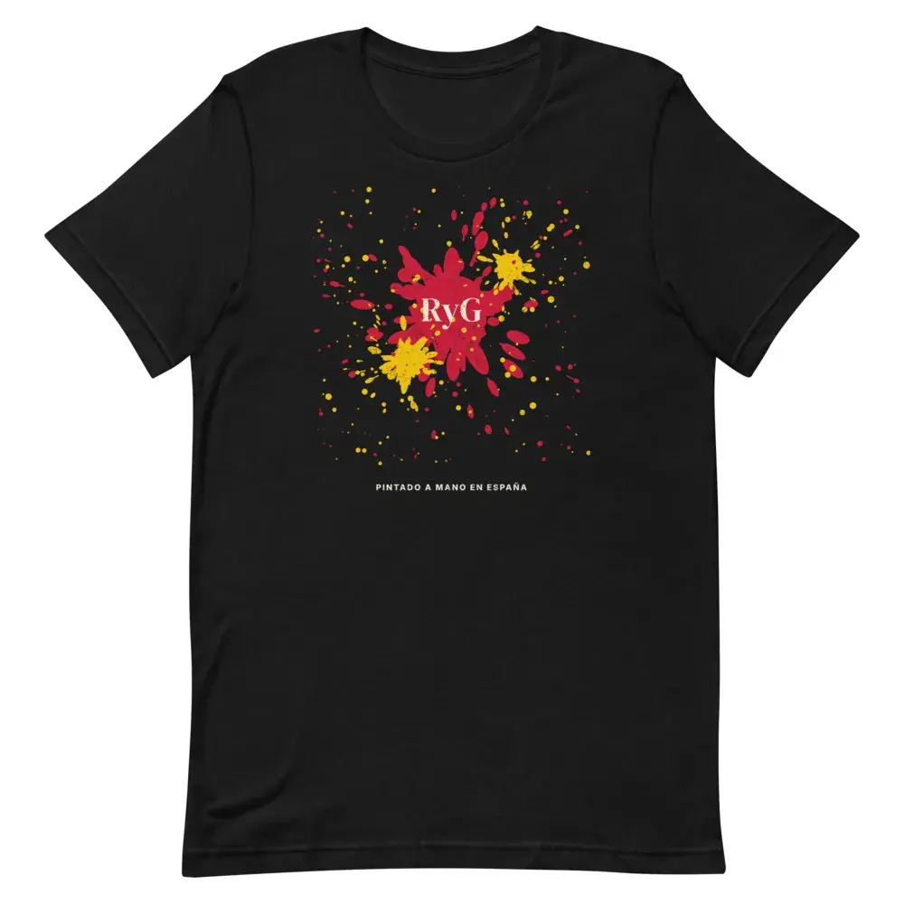 Salpicado — Camiseta — Black — Front