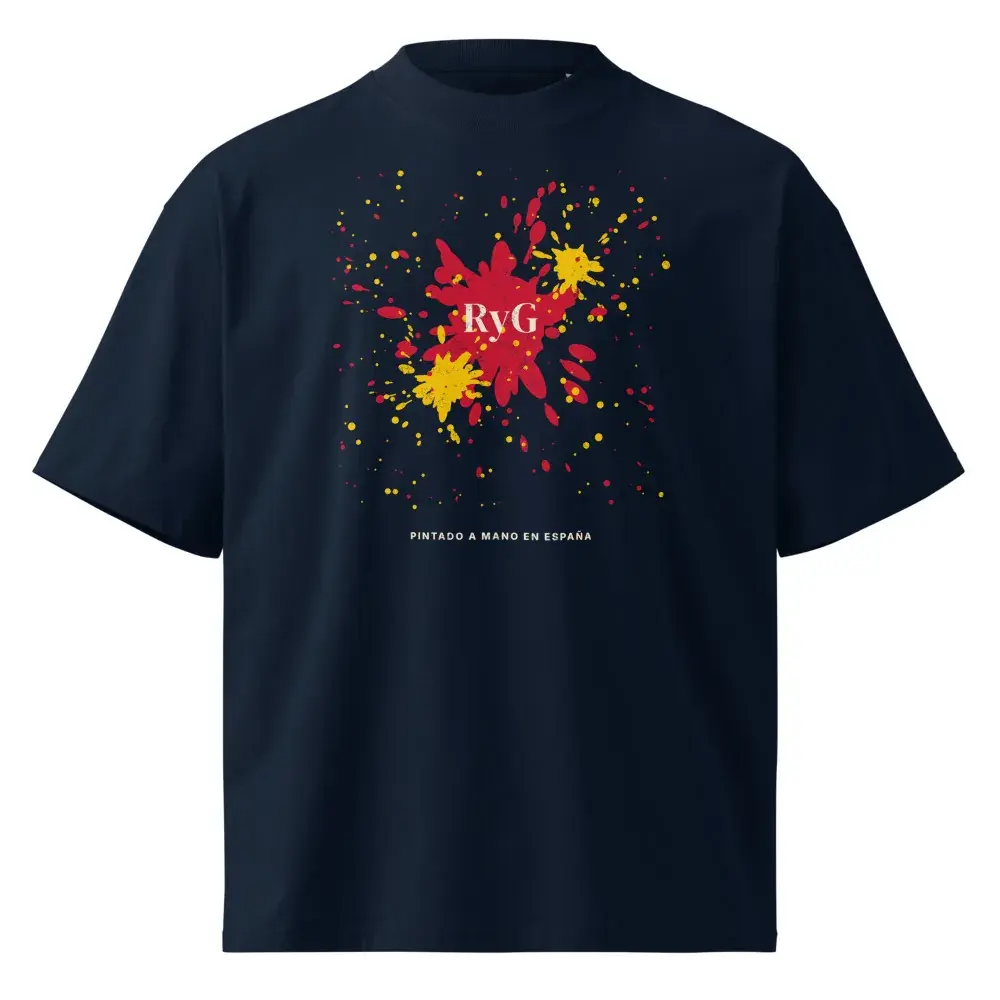 Salpicado — Camiseta oversize