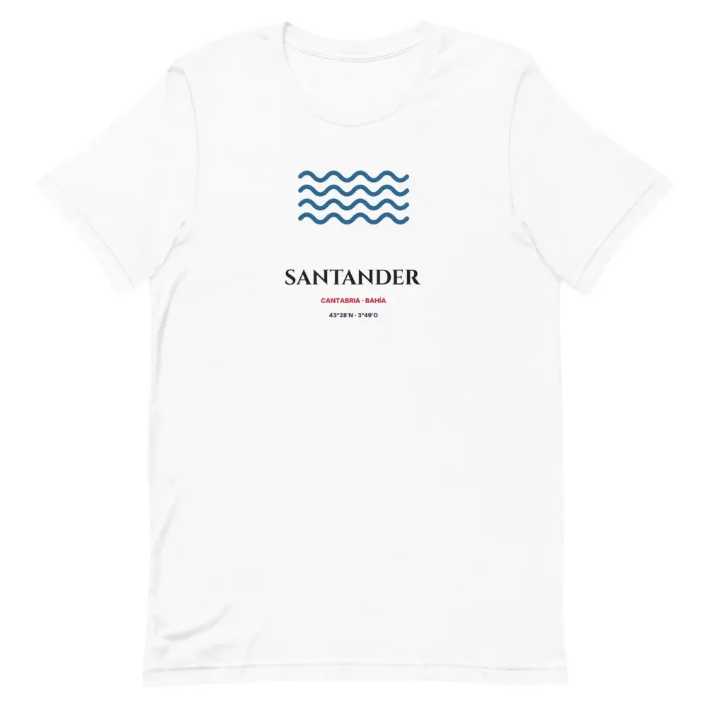 Santander — Camiseta — White — Front