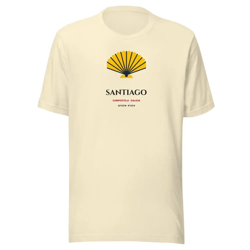 Santiago de Compostela — Camiseta — Natural