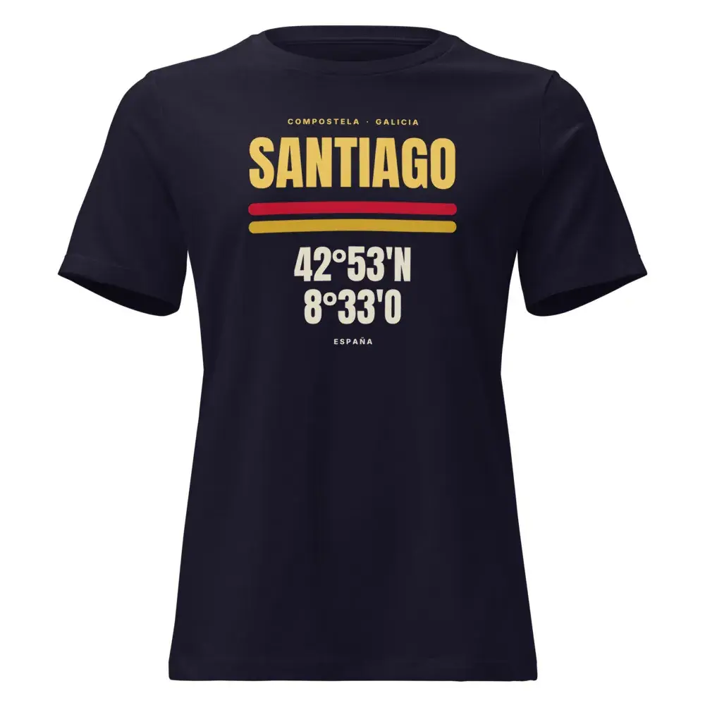Santiago de Compostela · Cartel — Camiseta de mujer