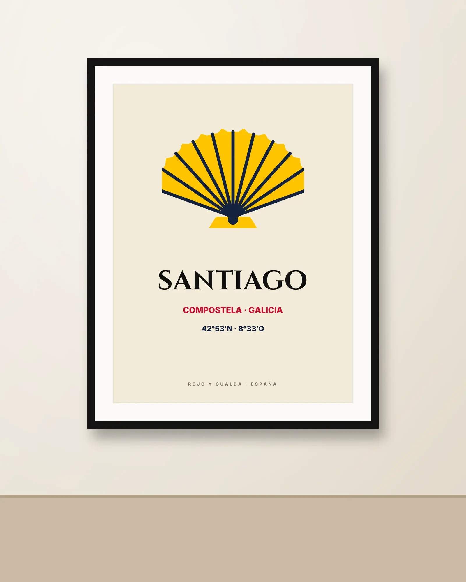 Santiago de Compostela — Póster — en la pared