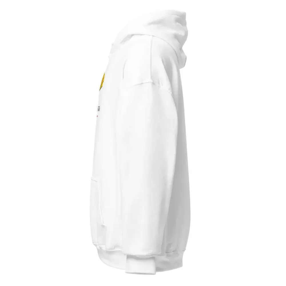 Santiago de Compostela — Sudadera con capucha — White — Left