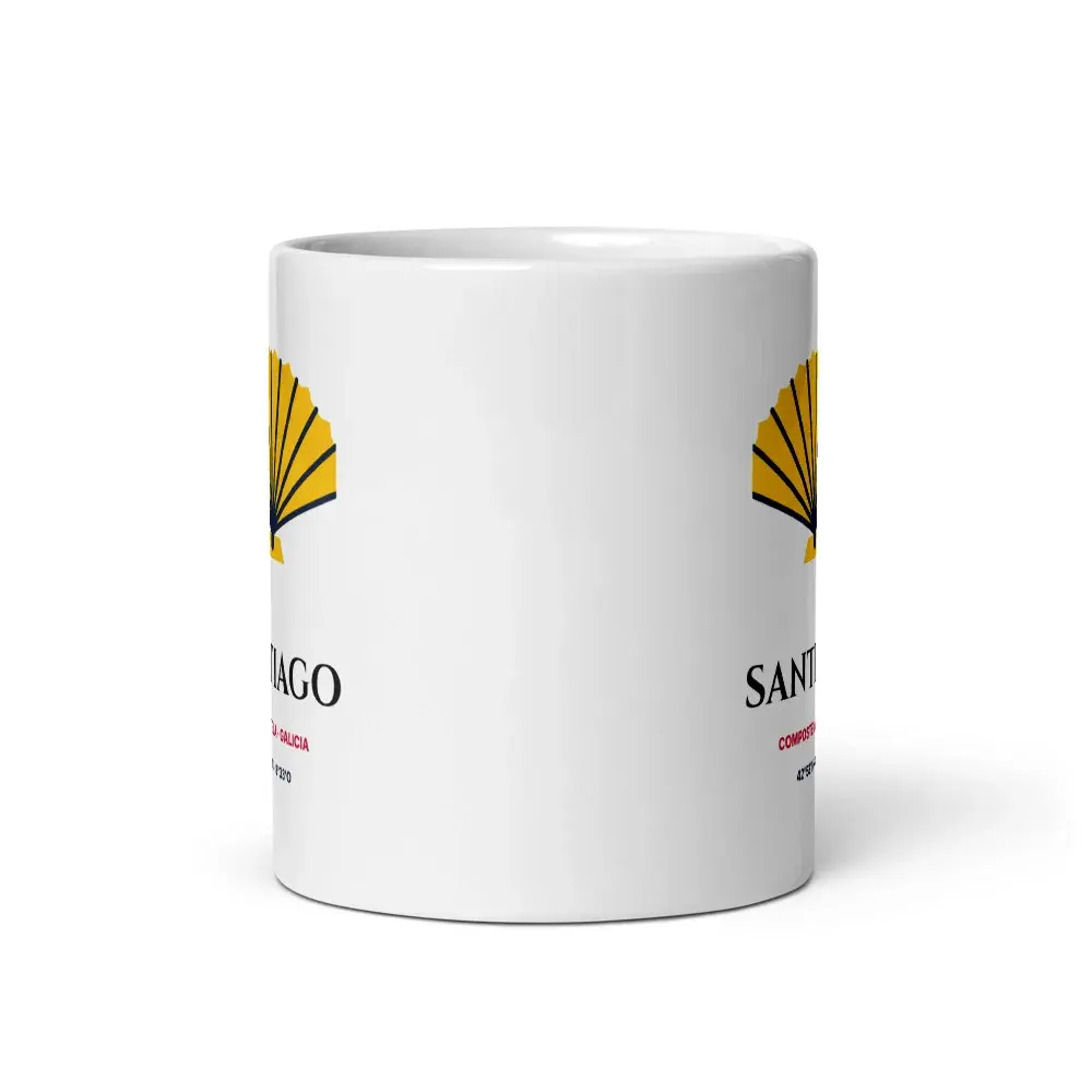 Santiago de Compostela — Taza — White — Front view