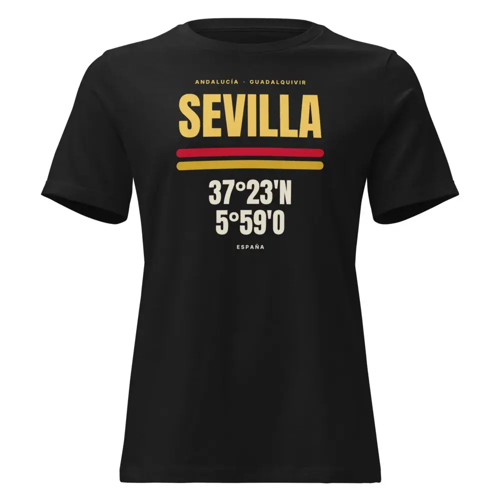Sevilla · Cartel — Camiseta de mujer — Black
