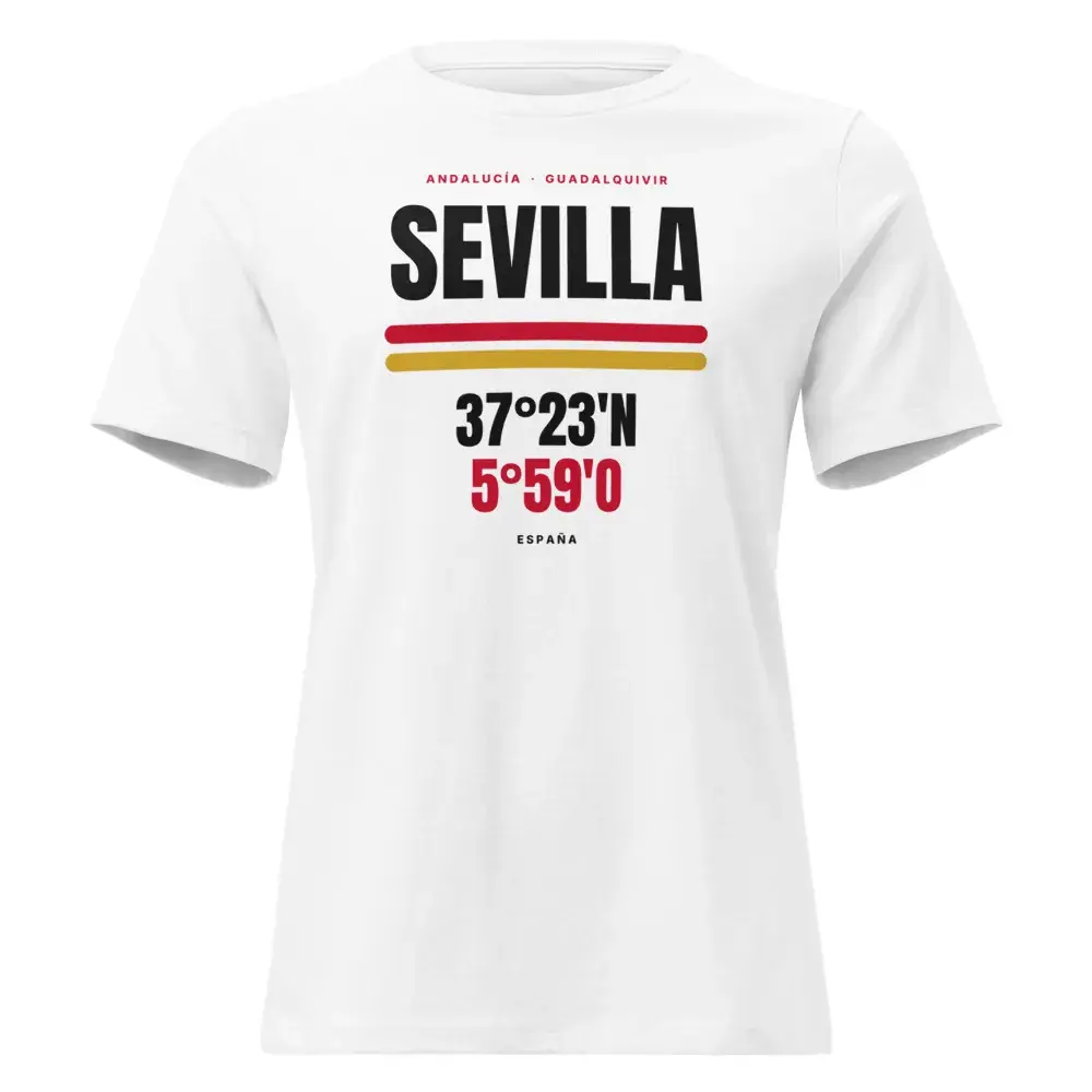 Sevilla · Cartel (claro) — Camiseta de mujer — White