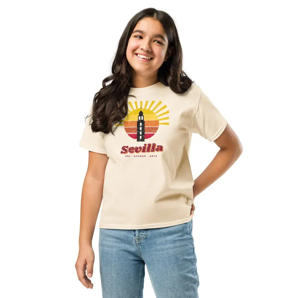 Sevilla · Postal — Camiseta infantil