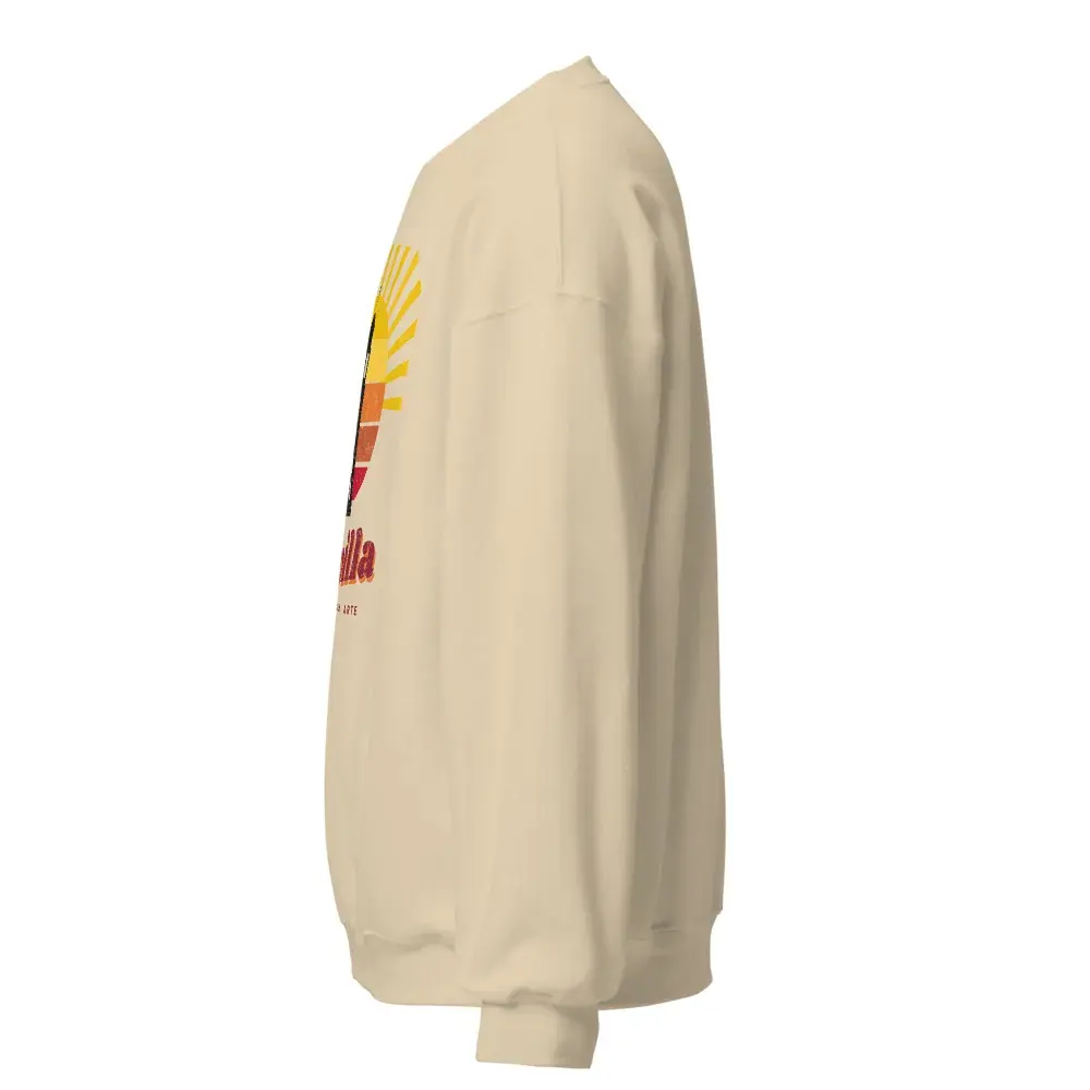 Sevilla · Postal — Sudadera — Sand — Left