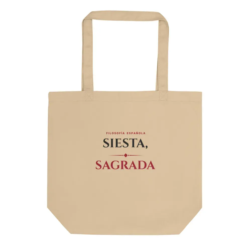 «Siesta, sagrada» — Bolsa tote — Oyster