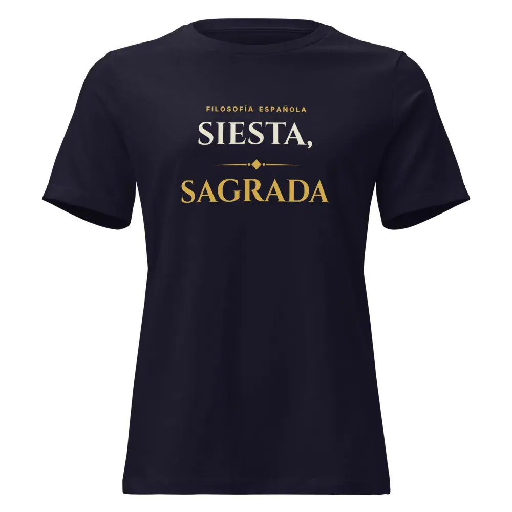 «Siesta, sagrada» · Noche — Camiseta de mujer