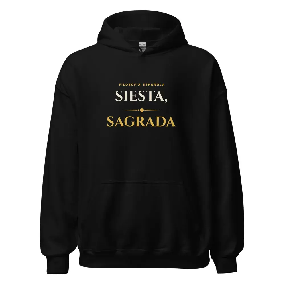 «Siesta, sagrada» · Noche — Sudadera con capucha