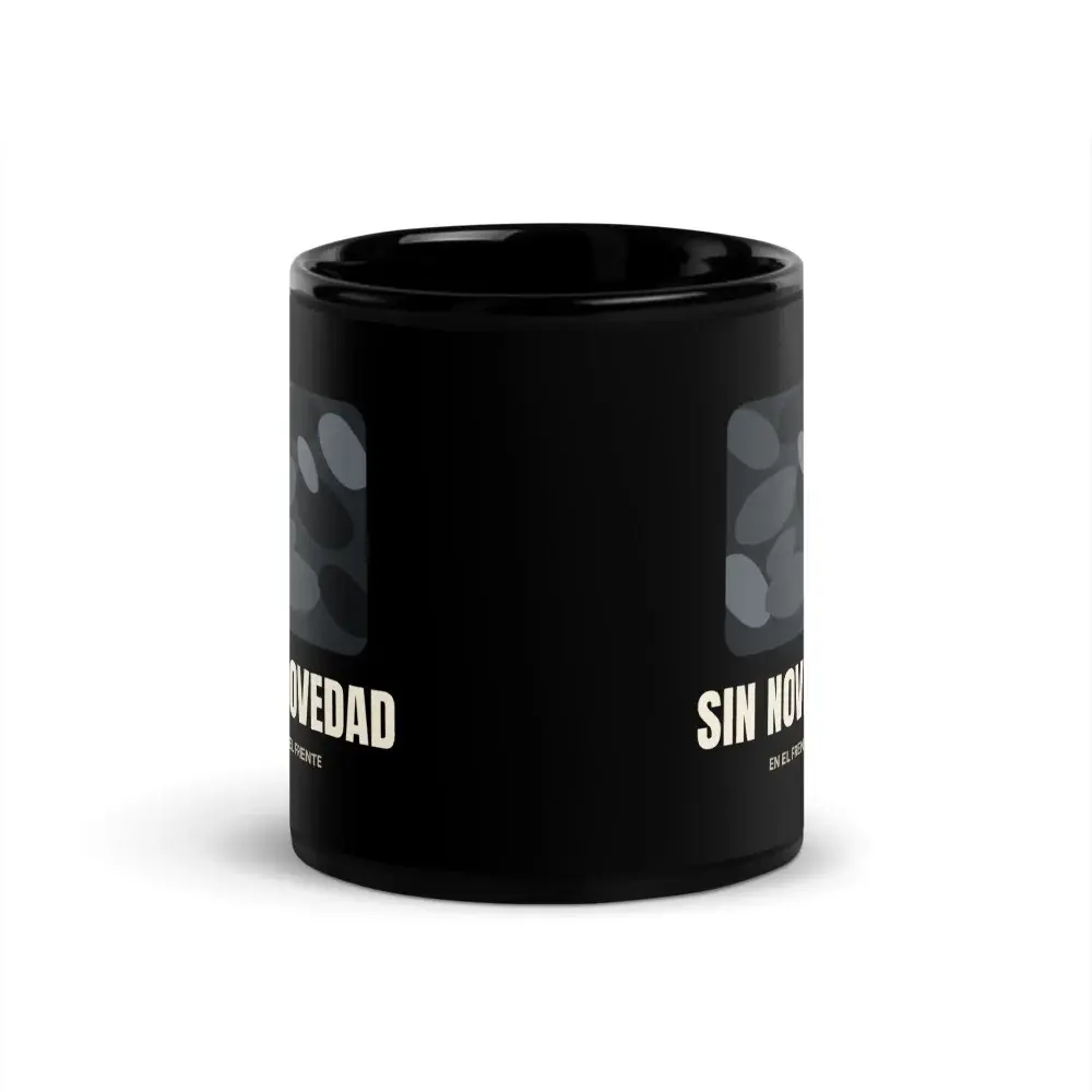 Sin Novedad — Taza — Black — Front