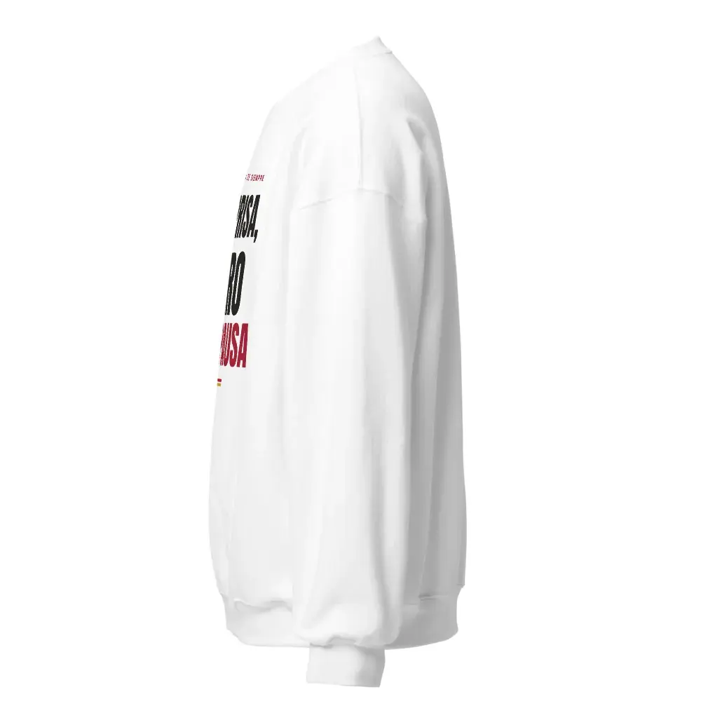 «Sin prisa, pero sin pausa» — Sudadera — White — Left