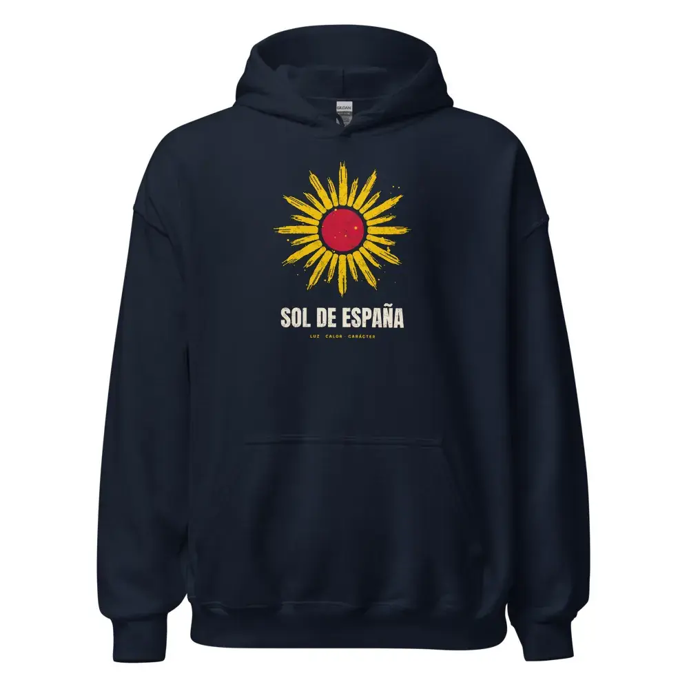 Sol a Brocha — Sudadera con capucha — Navy