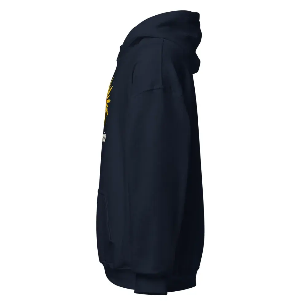 Sol a Brocha — Sudadera con capucha — Navy — Left