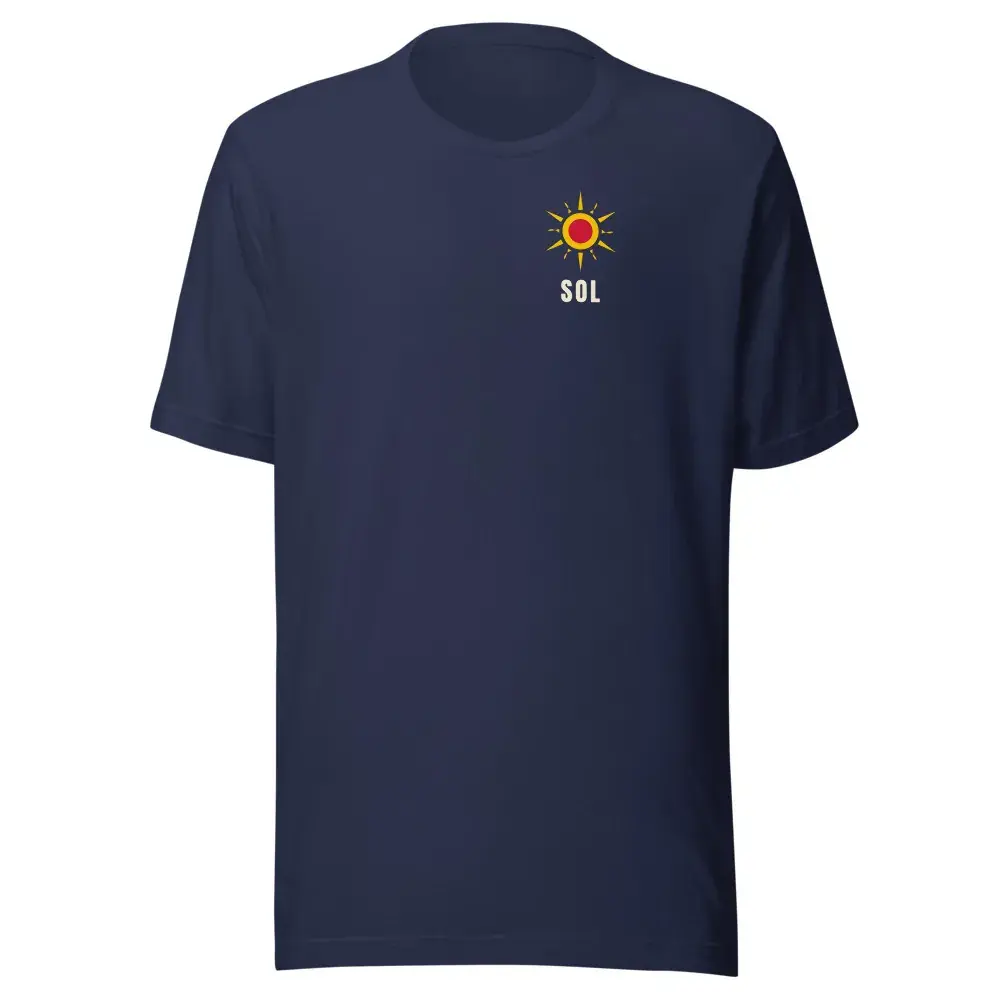 Sol a la Espalda — Camiseta — Navy