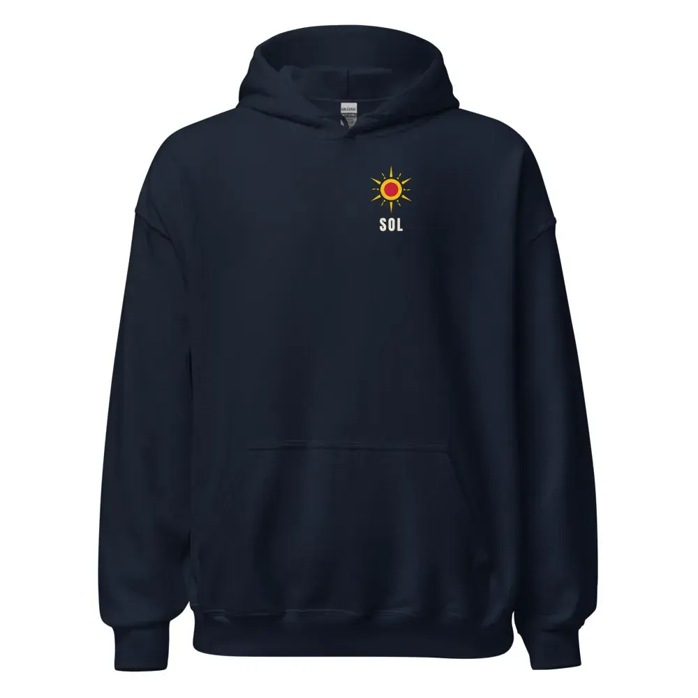 Sol a la Espalda — Sudadera con capucha — Navy