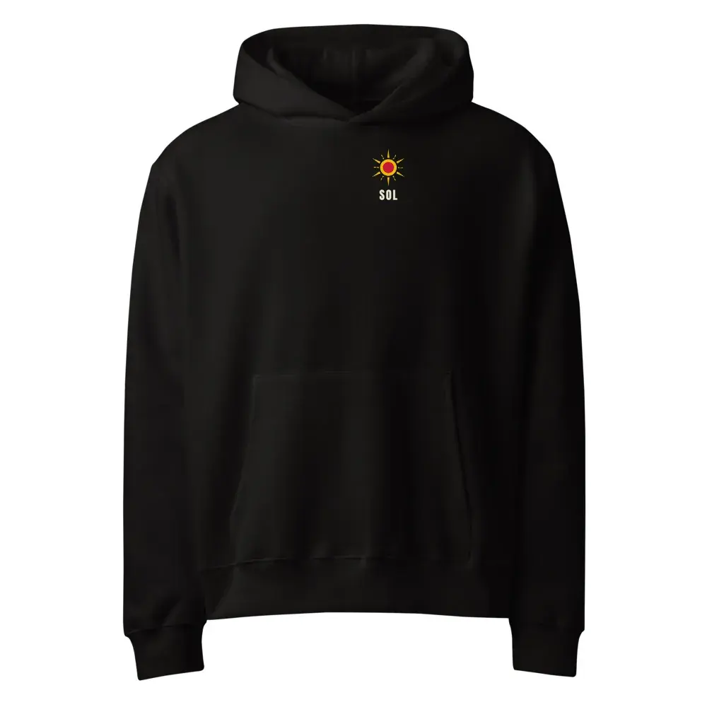 Sol a la Espalda — Sudadera oversize con capucha