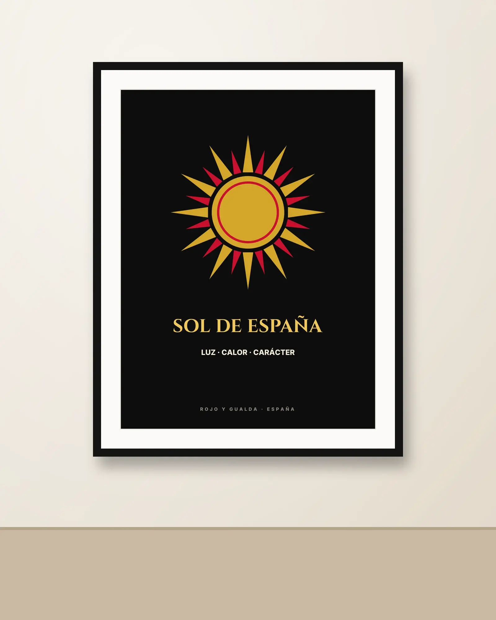 Sol de España — Póster — en la pared