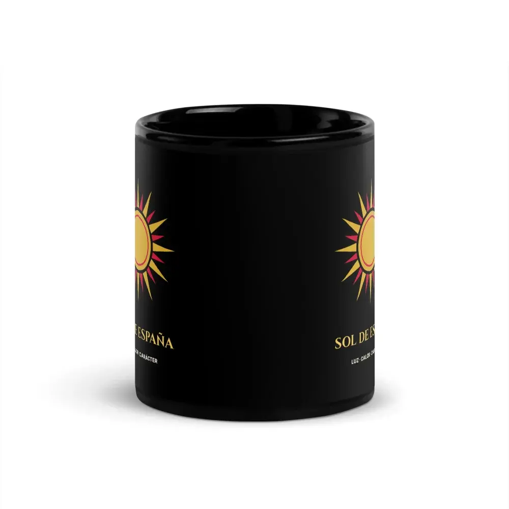 Sol de España — Taza — Black — Front